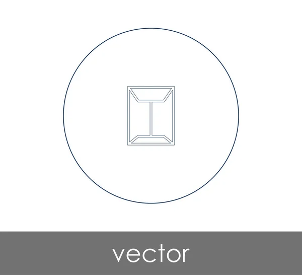 Diseño Ilustración Vectorial Del Icono Del Borrador — Vector de stock