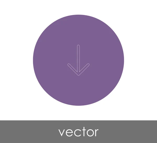 Descargar icono de flecha — Vector de stock