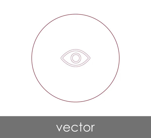 Augengrafik Symbol Vektorillustration — Stockvektor