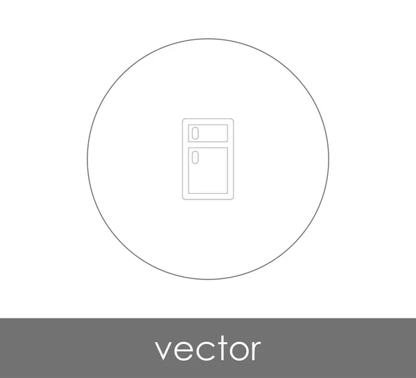 Иконка Холодильника Веб Дизайна Приложений Векторная Иллюстрация — стоковый вектор