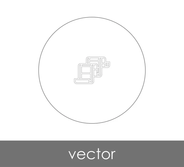 Filmikonen För Webbdesign Och Applikationer — Stock vektor