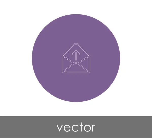 Umschlag Symbol Vektor Illustration — Stockvektor