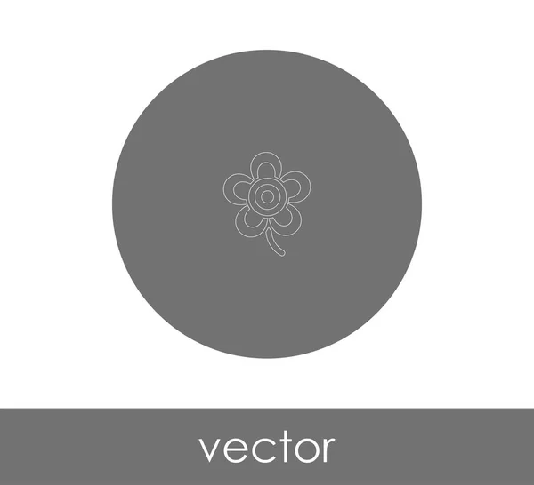 Ícone Flor Para Web Design Aplicações — Vetor de Stock