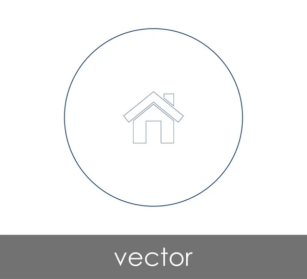 Векторная Иллюстрация Иконки Home — стоковый вектор
