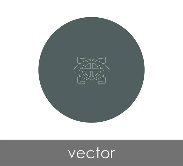 Diseño Ilustración Vectorial Eye Icon — Vector de stock