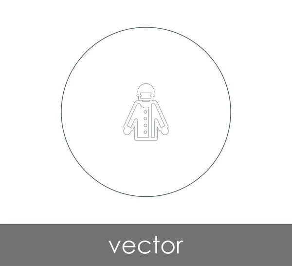 Orvos Web Ikon Vektor Illusztráció — Stock Vector