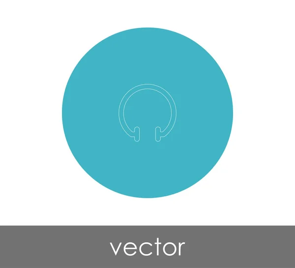 Vektor Illustration Design Des Kopfhörer Symbols — Stockvektor