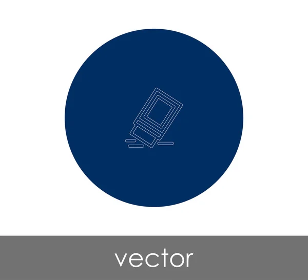 Diseño Ilustración Vectorial Del Icono Del Borrador — Vector de stock