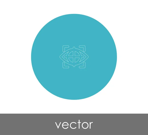 Vektor Illustration Design Des Augensymbols — Stockvektor