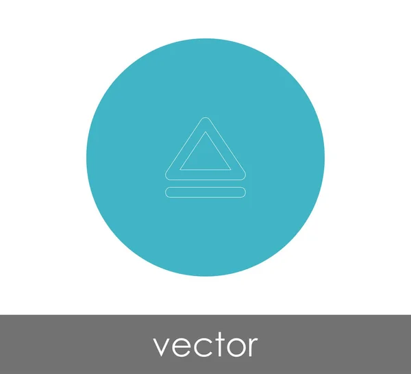 Vector Illustratie Ontwerp Van Uitwerpen Pictogram — Stockvector