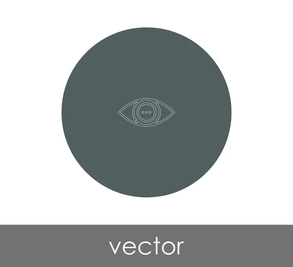 Augengrafik Symbol Vektorillustration — Stockvektor