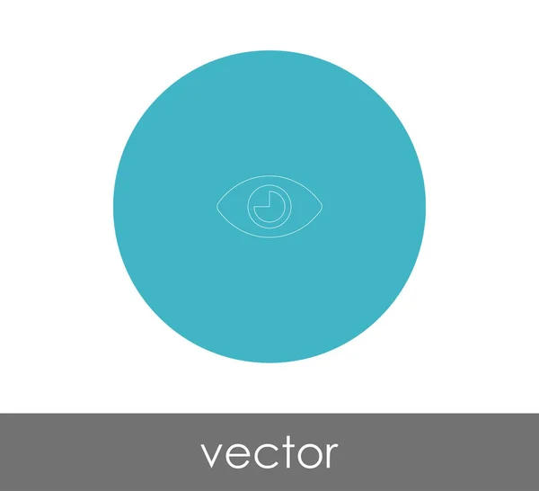 Augengrafik Symbol Vektorillustration — Stockvektor