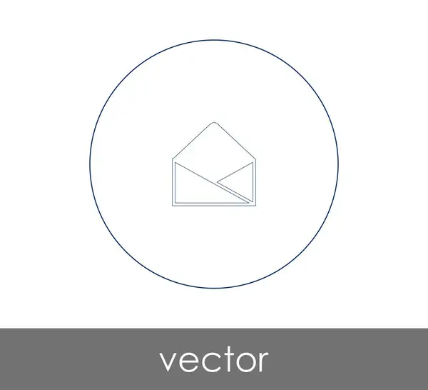 Umschlag Symbol Vektor Illustration — Stockvektor