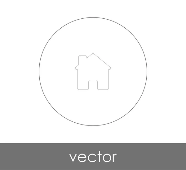Ícone Home Para Web Design Aplicações — Vetor de Stock