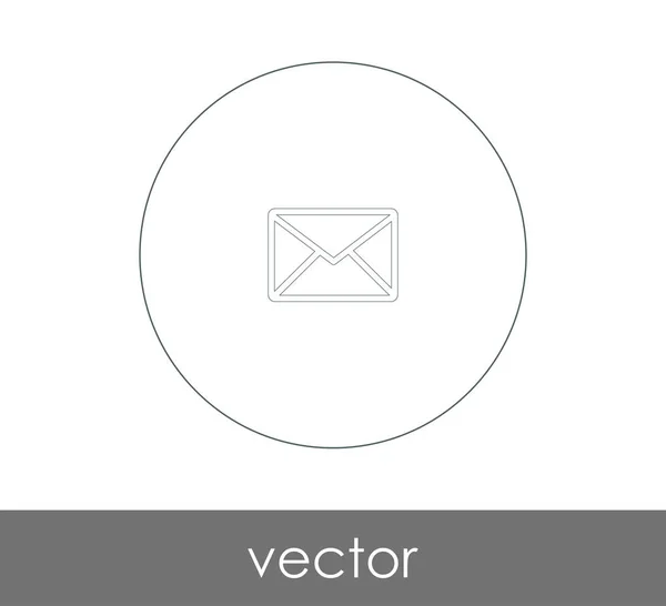 Boríték Ikon Vektor Illusztráció — Stock Vector