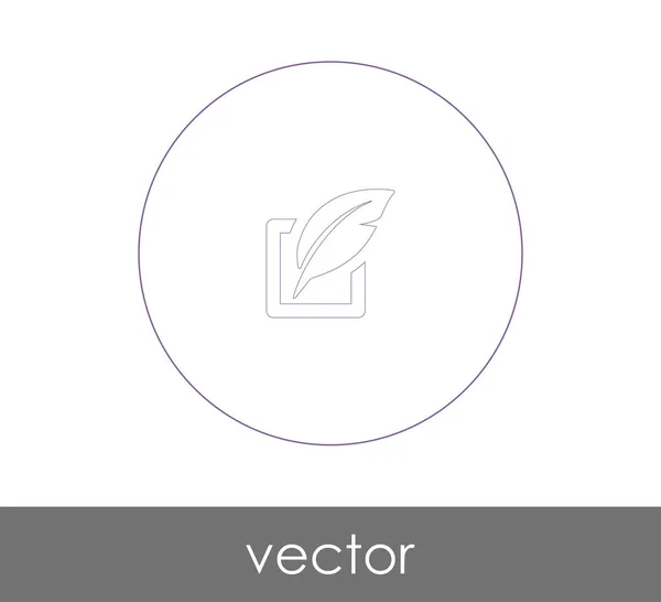 Editar icono de concepto — Vector de stock