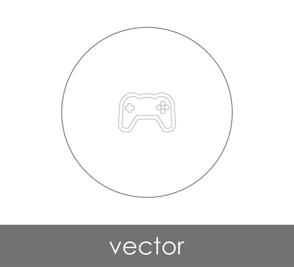 Joystick Pictogram Voor Webdesign Applicaties — Stockvector