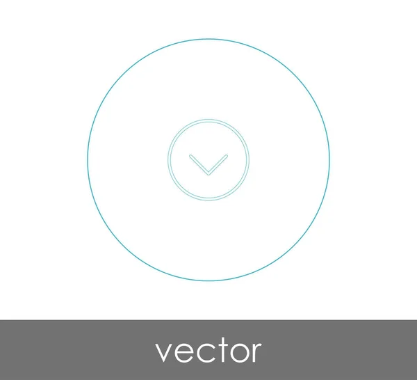 Marca de verificación icono — Vector de stock