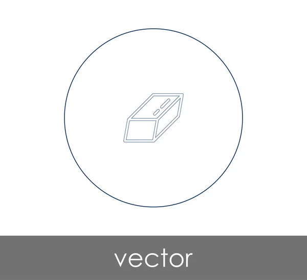 Vektor Illustration Design Von Radiergummi Symbol — Stockvektor