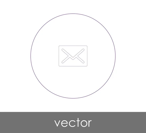 Envelope Ícone Ilustração Vetorial — Vetor de Stock