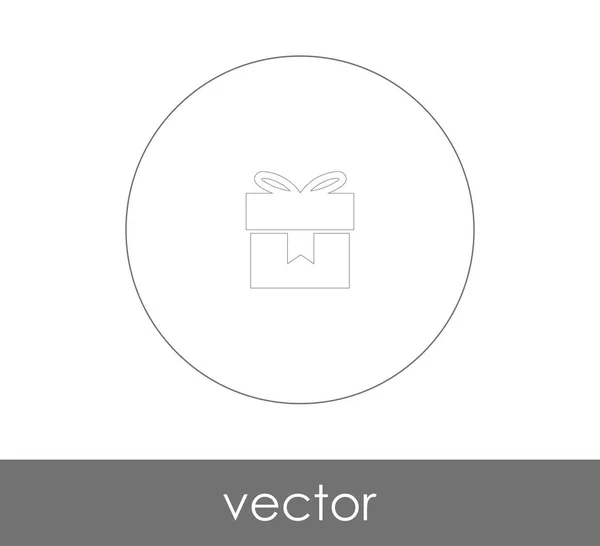 Geschenk Symbol Vektor Illustration — Stockvektor