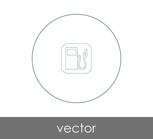 Symbol Der Benzinpumpe Vektor Illustration — Stockvektor