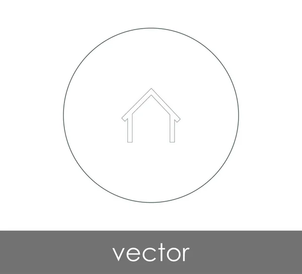 Inicio icono web — Vector de stock