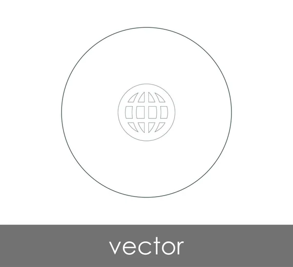 Иконка сайта Globe — стоковый вектор
