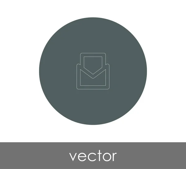 Umschlag Symbol Vektor Illustration — Stockvektor