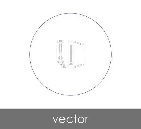 Steuerknüppel Symbol Vektor Illustration — Stockvektor