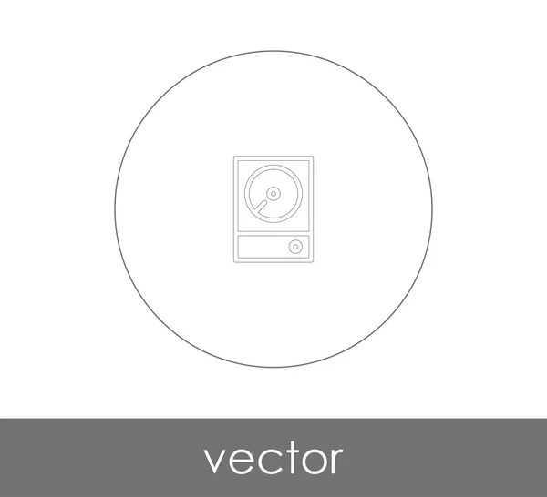 Vektor Illustration Design Der Festplatte Symbol — Stockvektor