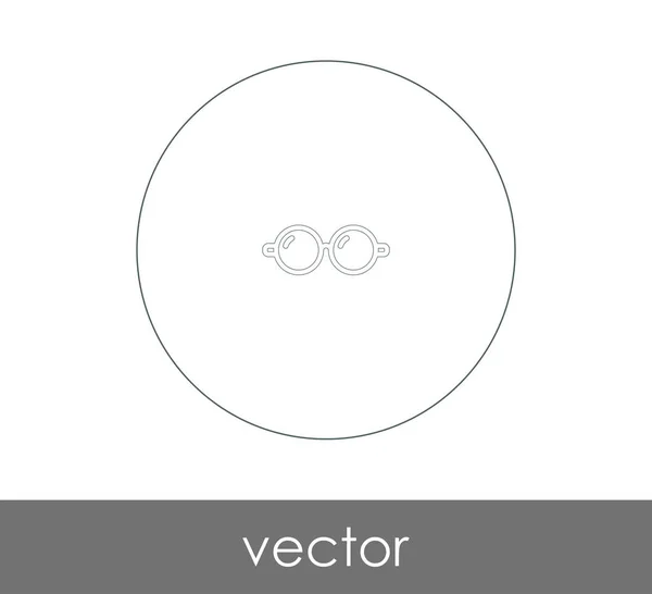 Brille Icon Vektor Illustration — Stockvektor