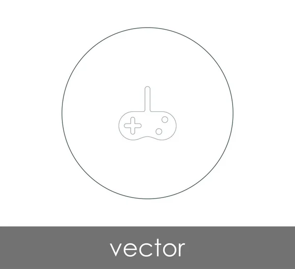 Icono Joystick Para Diseño Web Aplicaciones — Vector de stock