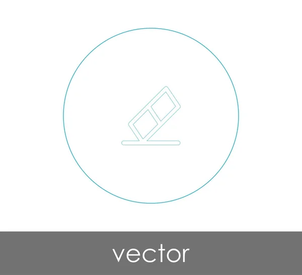 Diseño Ilustración Vectorial Del Icono Del Borrador — Vector de stock