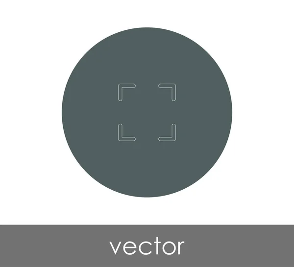 Icon Design Erweitern Vektor Illustration — Stockvektor