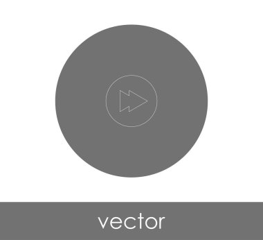 web tasarım ve uygulamaları, vektör çizim için hızlı ileri simgesi 