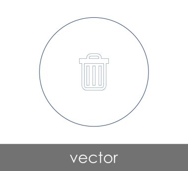 çöp kutusu simgesini