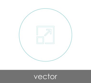 simgesi tasarım, vektör çizim genişletin