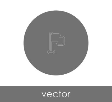 web tasarım ve uygulamaları, vektör çizim için bayrak simgesi