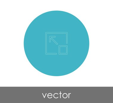 simgesi tasarım, vektör çizim genişletin