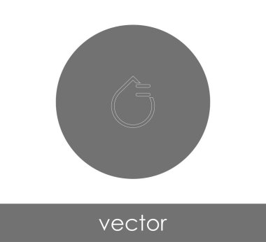 ikon vektör illüstrasyonunu bırak