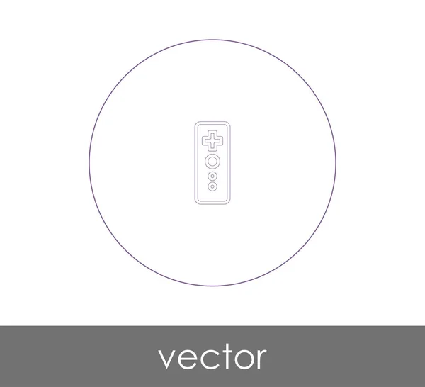 Joystick Ícone Vetor Ilustração — Vetor de Stock