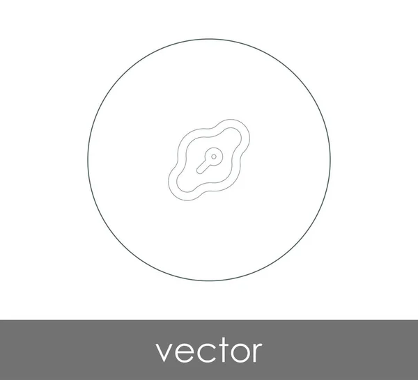 Vektor Illustration Design Des Schlüsselloch Symbols — Stockvektor