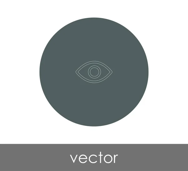 Grafische Oogpictogram Vectorillustratie — Stockvector