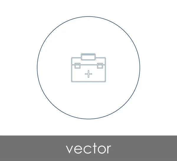 Symbol Für Verbandskasten Vektor Illustration — Stockvektor
