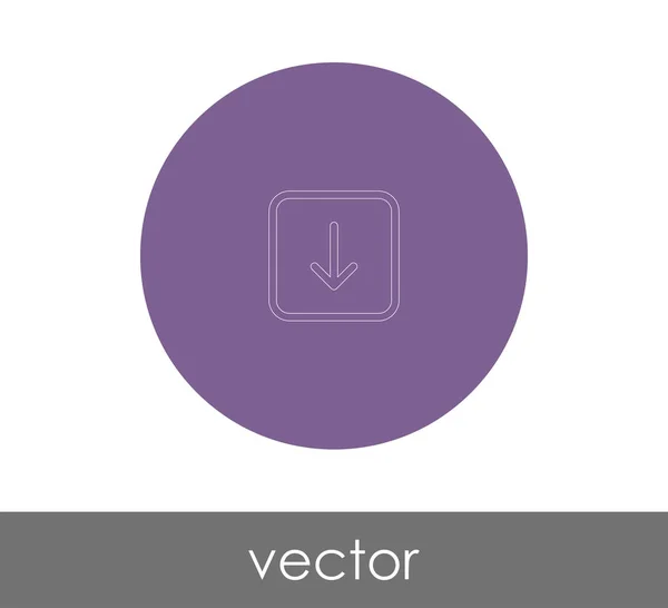 Descargar icono de flecha — Vector de stock