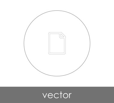 web tasarım ve uygulamaları, vektör çizim için belge simgesi 