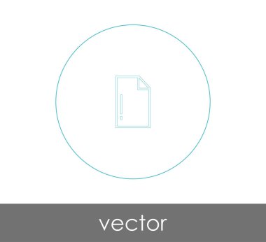 web tasarım ve uygulamaları, vektör çizim için belge simgesi 