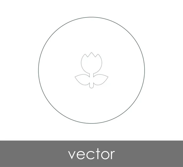 Ícone Flor Para Web Design Aplicações — Vetor de Stock