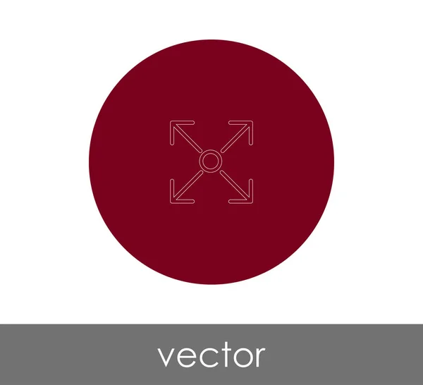 Vektor Illustration Des Pfeil Symbols — Stockvektor